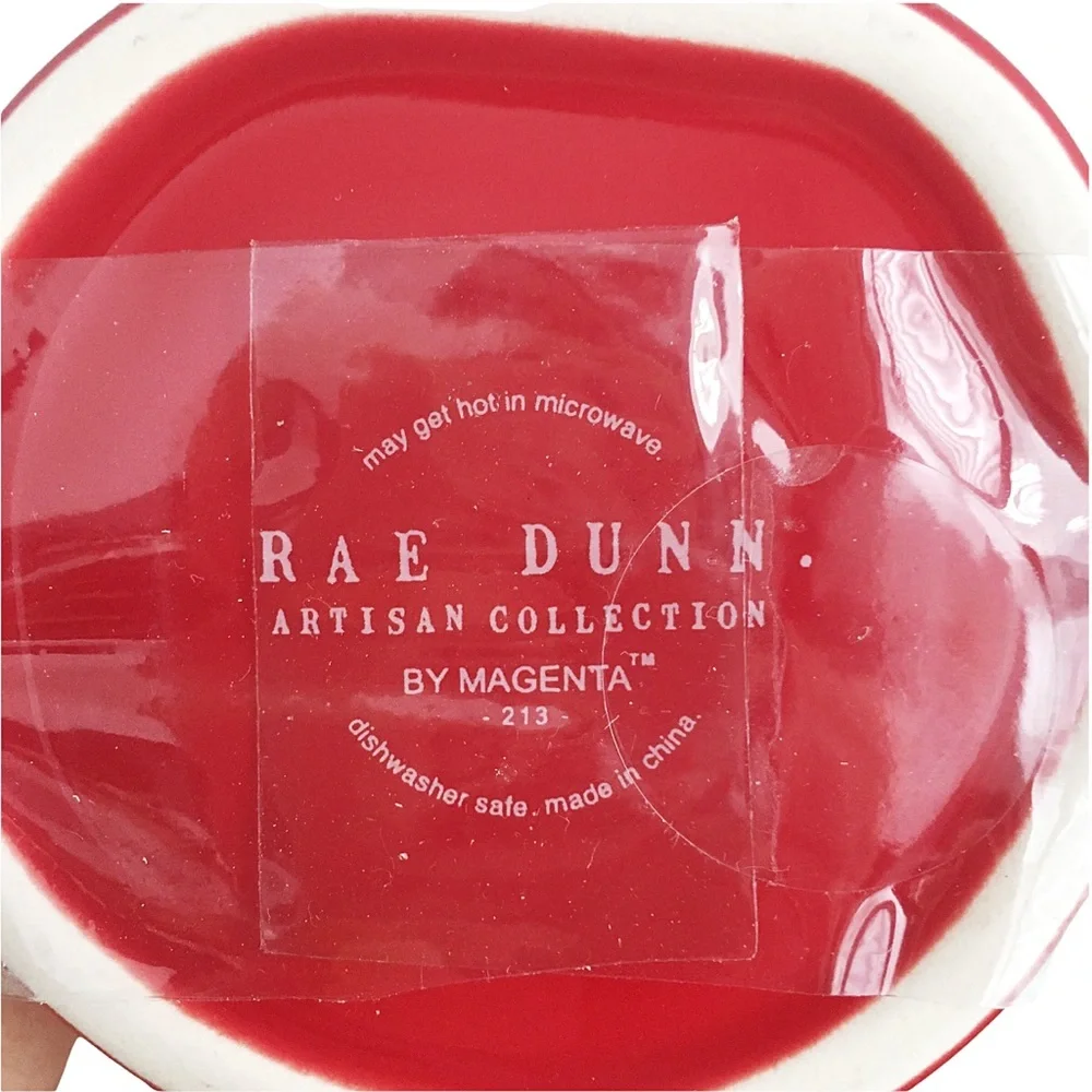 Rae Dunn GNOME SAYIN’ Red Christmas Coffee Mug with Gnome Lid